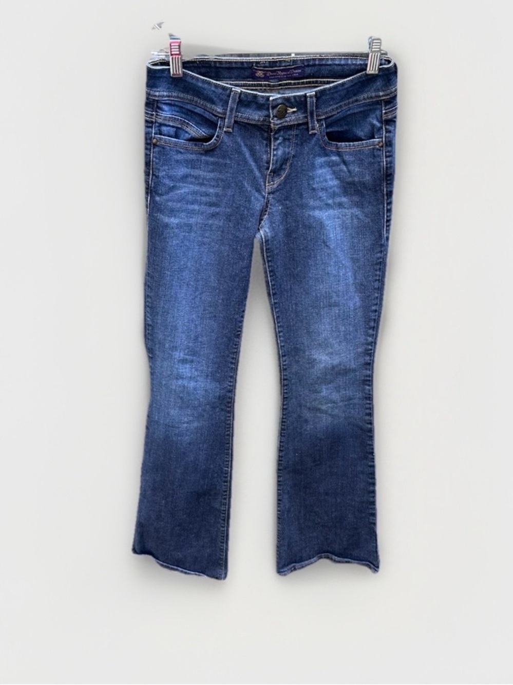 Mid-Rise Indigo Flare Jeans for Women